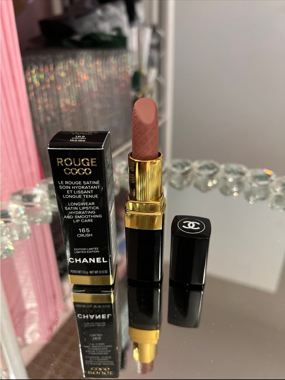 CHANEL Rouge Coco Satin Lipstick - 165 Crush